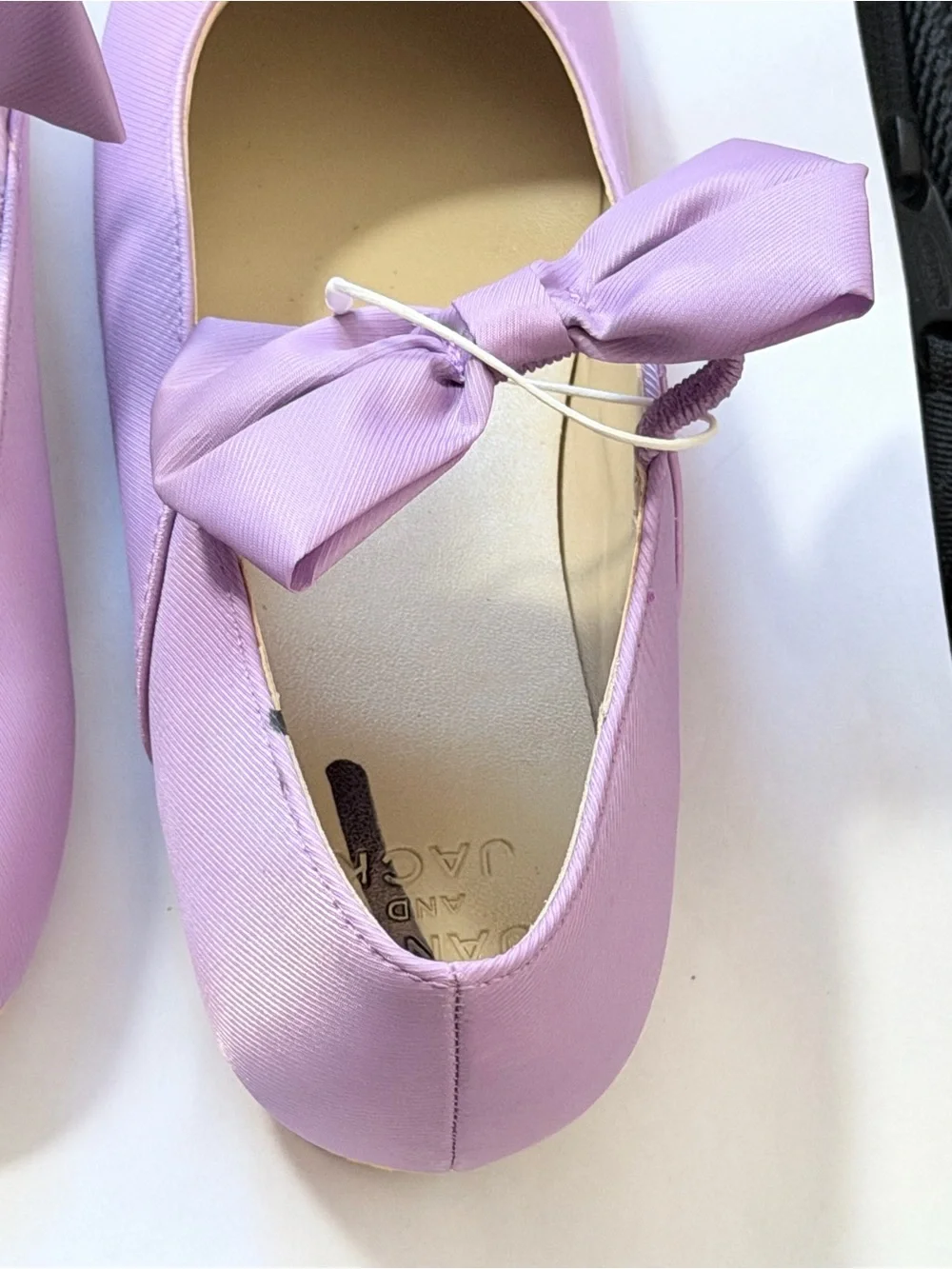 Janie and Jack Lilac Bow Ballet Flats